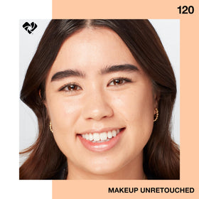 Maybelline shade swatches on forearm showing Classic Ivory match options