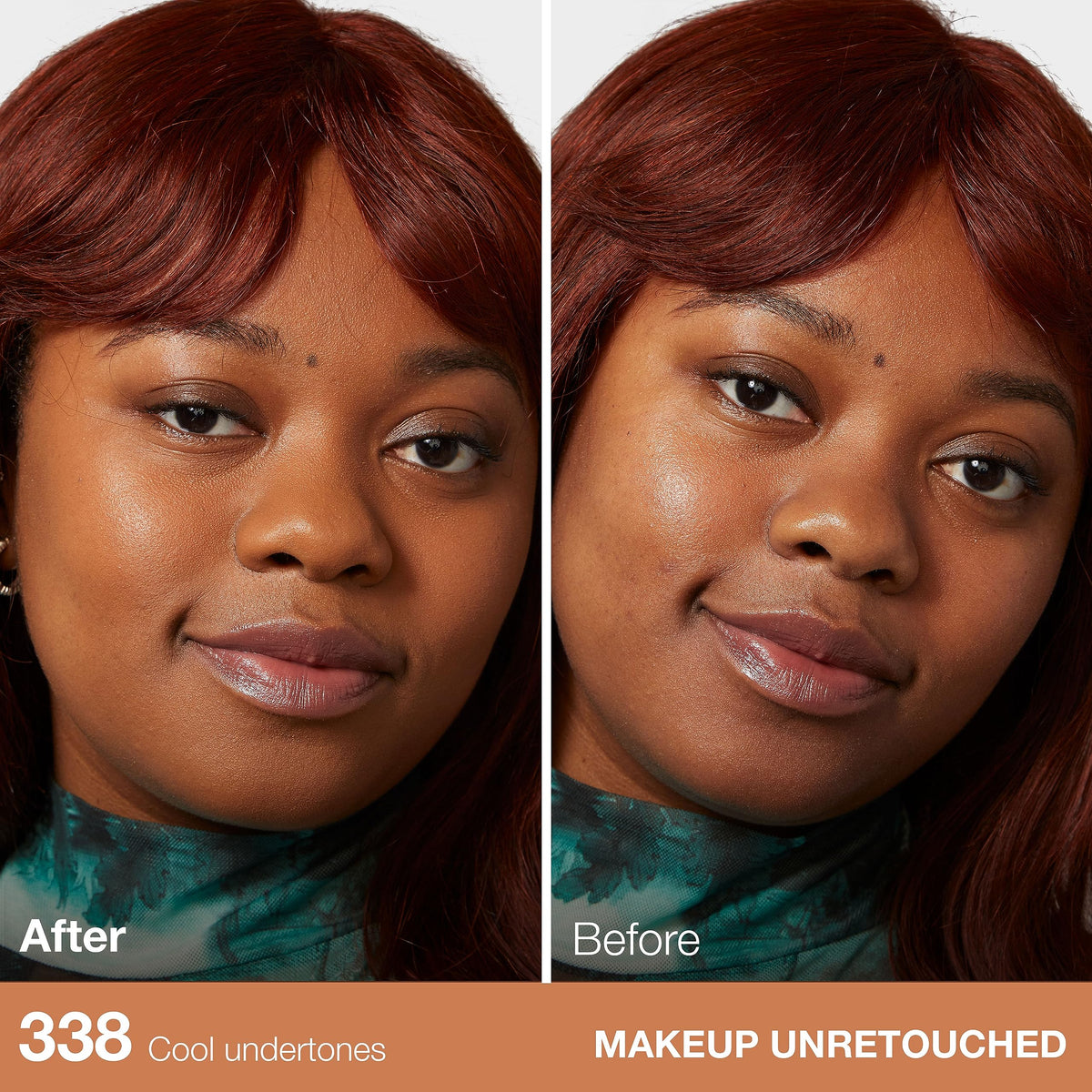 Maybelline Fit Me close-up of texture highlighting matte finish and pore-blurring