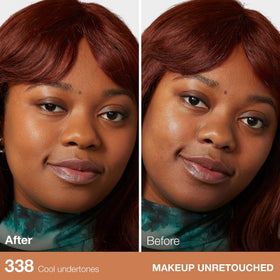 Maybelline Fit Me close-up of texture highlighting matte finish and pore-blurring