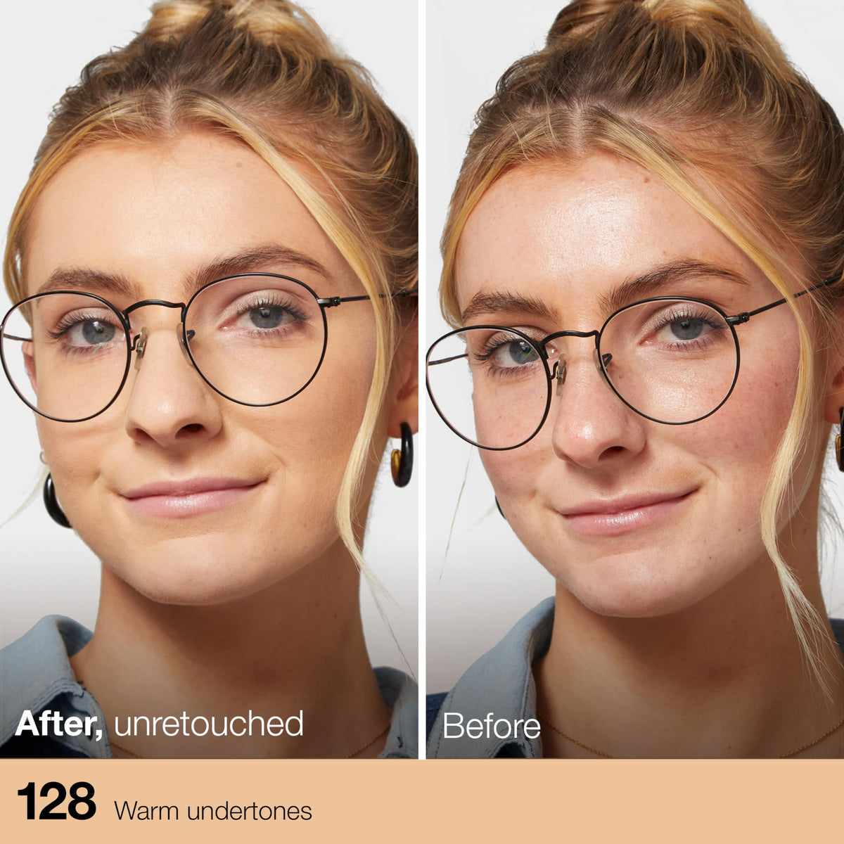 Maybelline foundation texture close-up demonstrating smooth blendability benefit