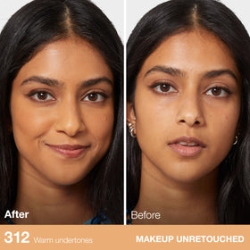 MAYBELLINE texture drop on hand showing lightweight blendability benefit