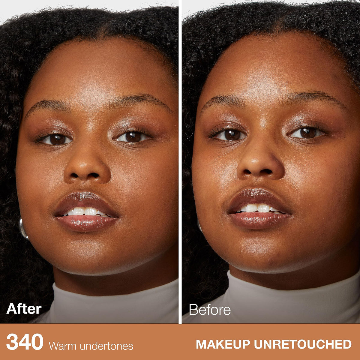 MAYBELLINE close-up texture of foundation blending smoothly for pore-blurring