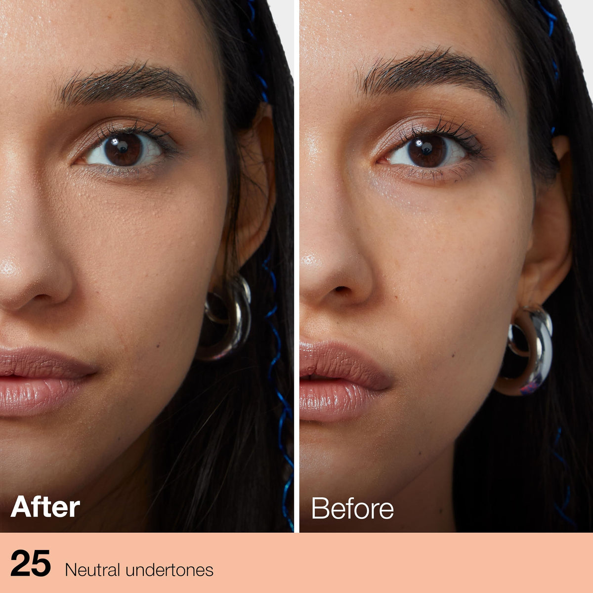 Maybelline Fit Me texture swatches on skin revealing blendable natural finish