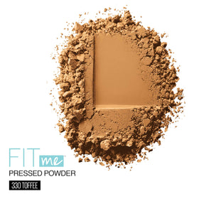 MAYBELLINE close-up of powder pan texture highlighting smooth pore-blurring finish
