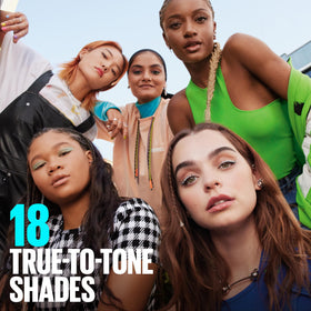 MAYBELLINE Fit Me collection with foundation showing coordinated shades for seamless matching