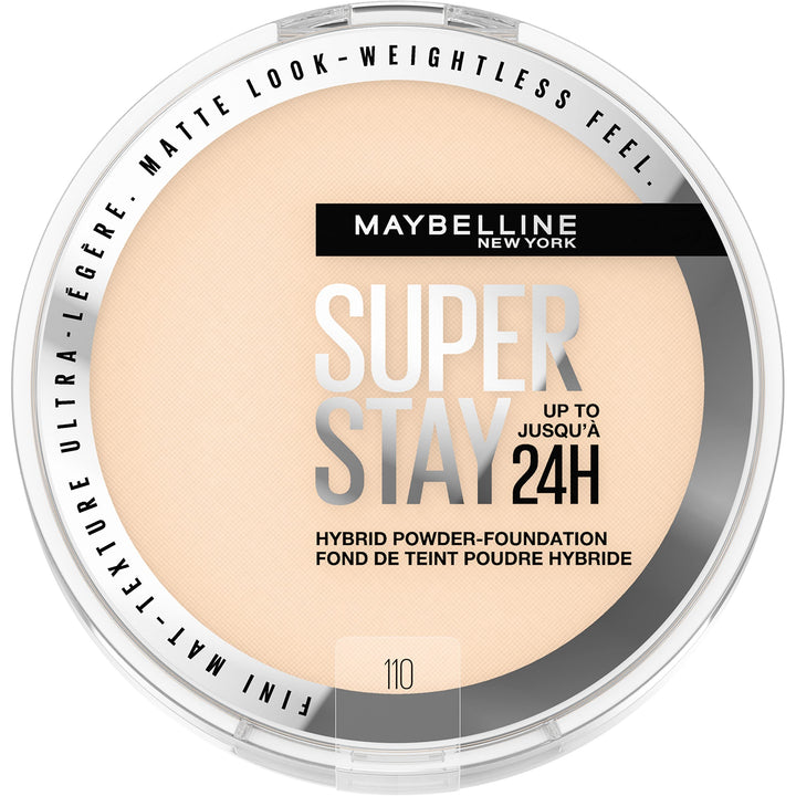 MAYBELLINE compact front packaging shows clear branding and matte finish benefit