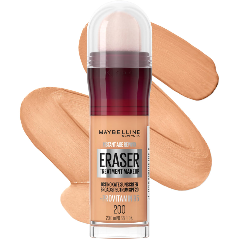 Maybelline front packaging showing foundation tube and clear branding for quick identification and convenience