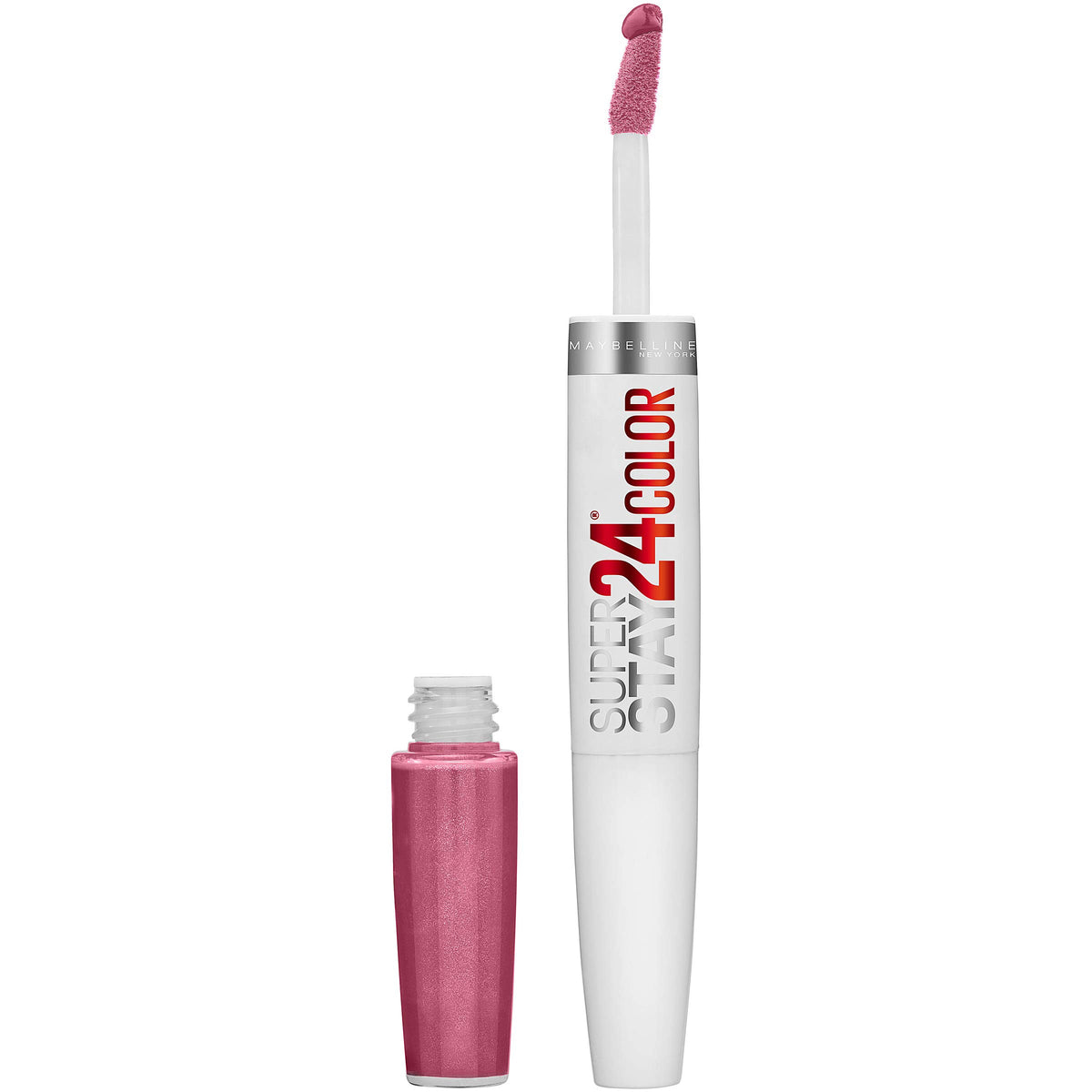 MAYBELLINE front packaging showing Very Cranberry, bold longwear red
