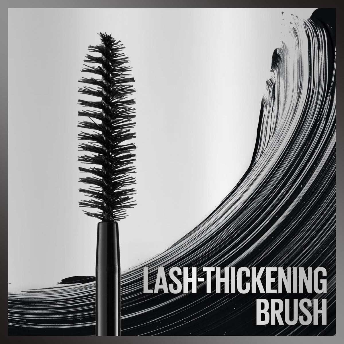 Maybelline Full 'N Soft application on model showing natural-looking volume and lash definition