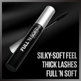 Maybelline texture swatched showing smooth, volumizing finish
