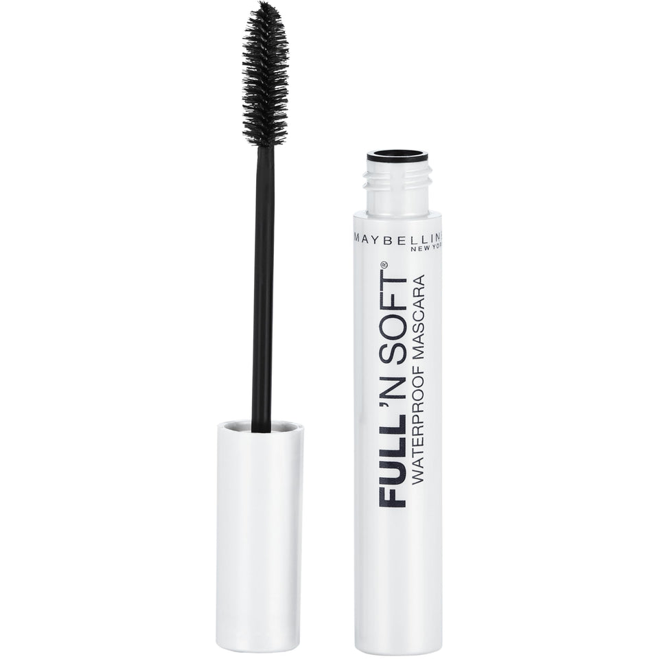 Maybelline front packaging showing Very Black tube and product benefit