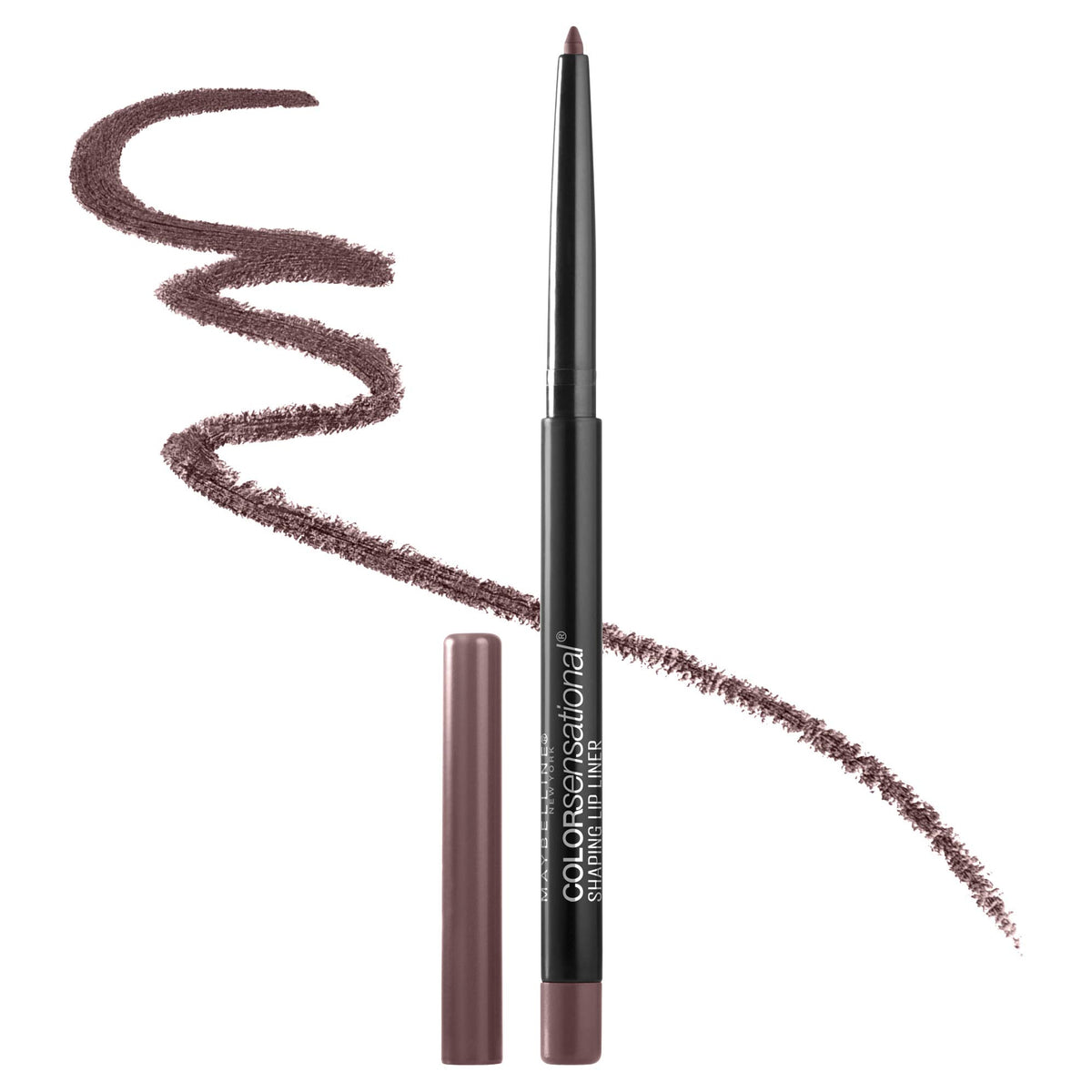 Maybelline lip liner front packaging shows shade and benefit of precise definition