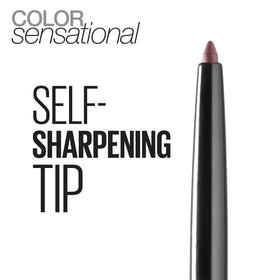 Maybelline lip application on model illustrating defined natural-looking lips
