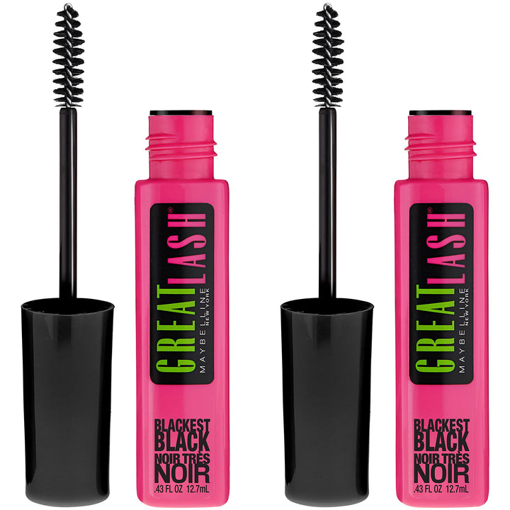 Maybelline Great Lash front packaging showing product and label benefits