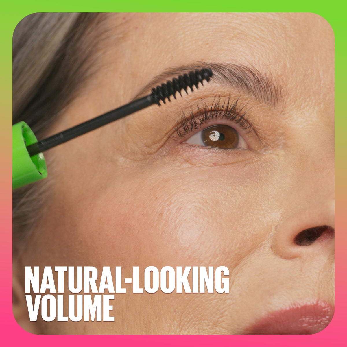 Maybelline Great Lash swatch stroke showing rich black pigment