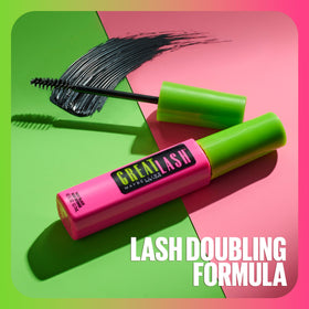 Maybelline Great Lash two tubes displayed to show pack size benefit