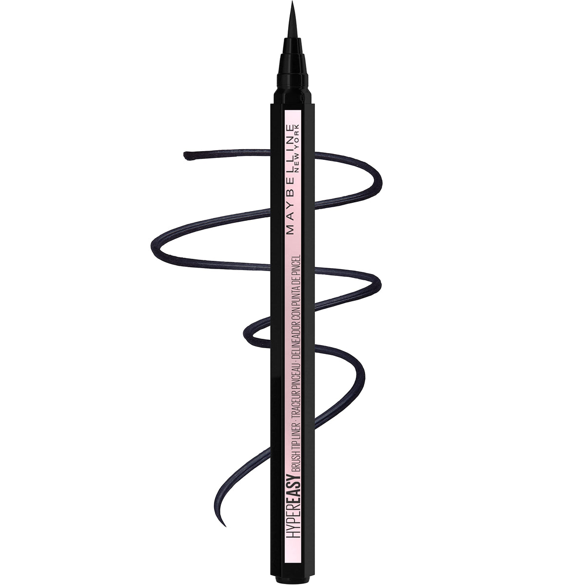 Maybelline hyper easy front packaging showing sleek pen and brand
