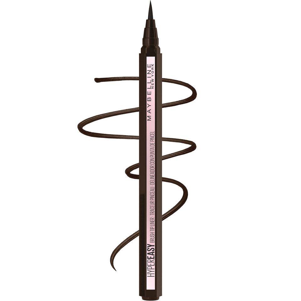 MAYBELLINE front packaging showing product and pitch brown color benefit