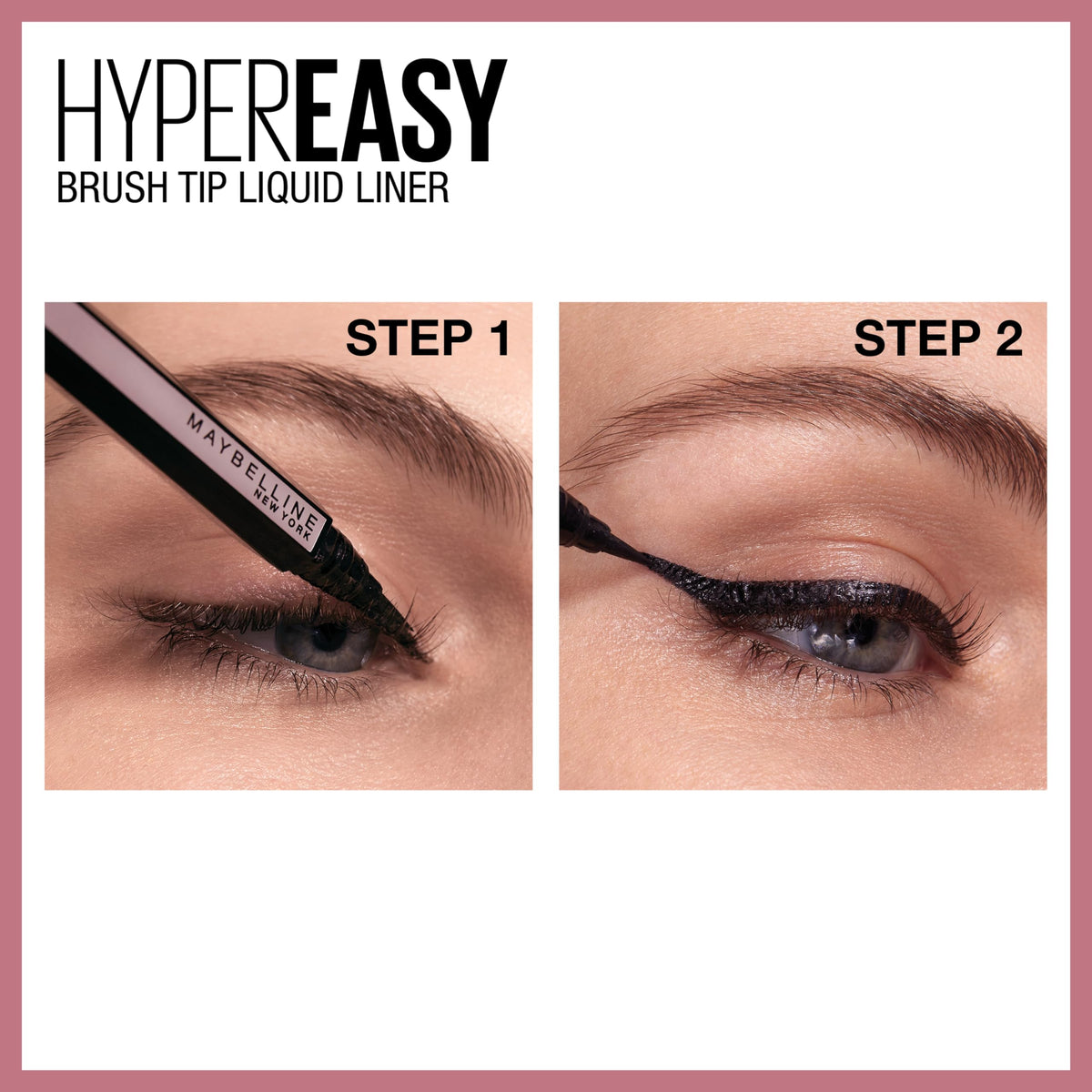 Maybelline hyper easy held in hand demonstrating travel-friendly size