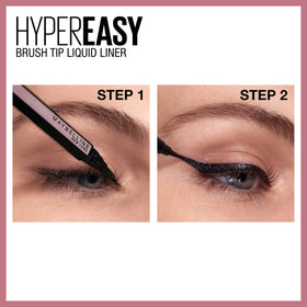Maybelline hyper easy held in hand demonstrating travel-friendly size
