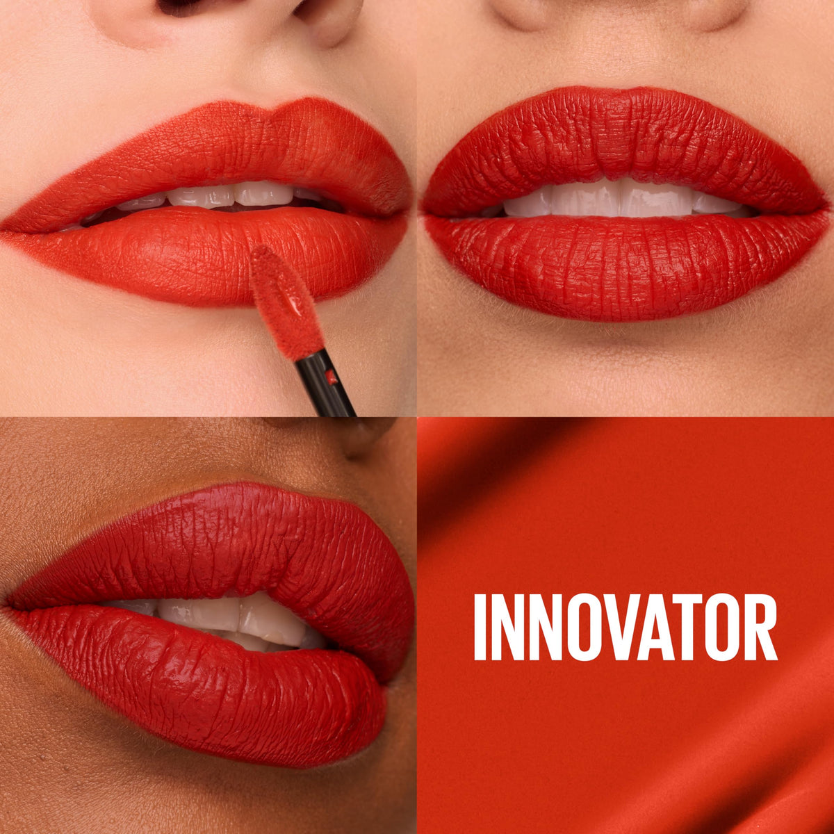 Maybelline Innovator arrow applicator closeup for precise lip definition benefit