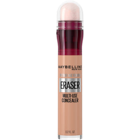 Maybelline Instant Age Rewind front packaging showing product name and shade Honey, easy coverage