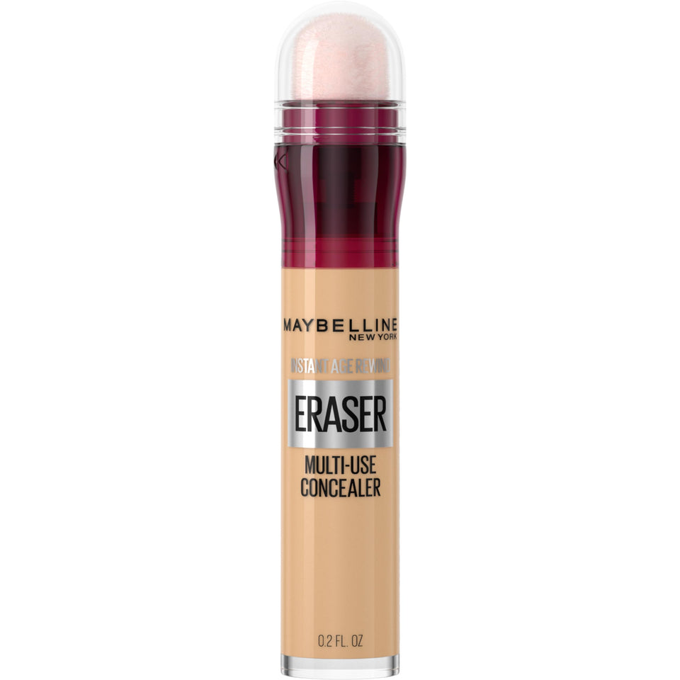 Maybelline product front packaging shows compact concealer, easy portability