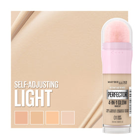 Maybelline Instant Perfector next to common items showing compact travel size