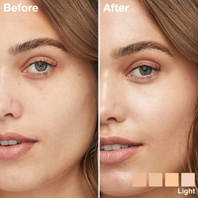Maybelline Instant Perfector texture swatches on skin showing lightweight glow