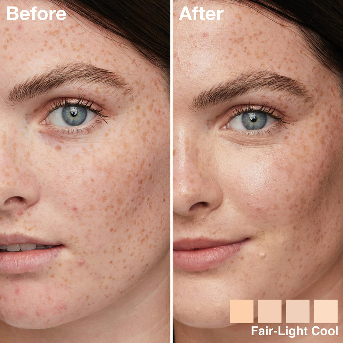 Maybelline swatch of texture on skin showing luminous finish and blendability