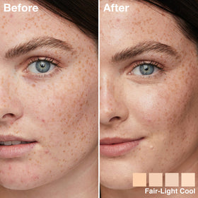 Maybelline swatch of texture on skin showing luminous finish and blendability