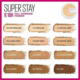 MAYBELLINE label and shade marking showing product details and shade