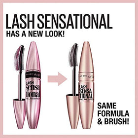 Maybelline Lash Sensational wand bristles close-up revealing fanning precision