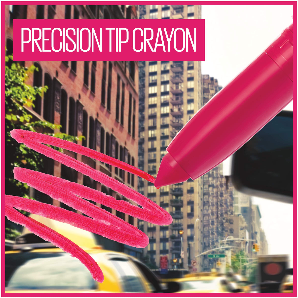 MAYBELLINE crayon in a purse at day-to-night ready for touchups