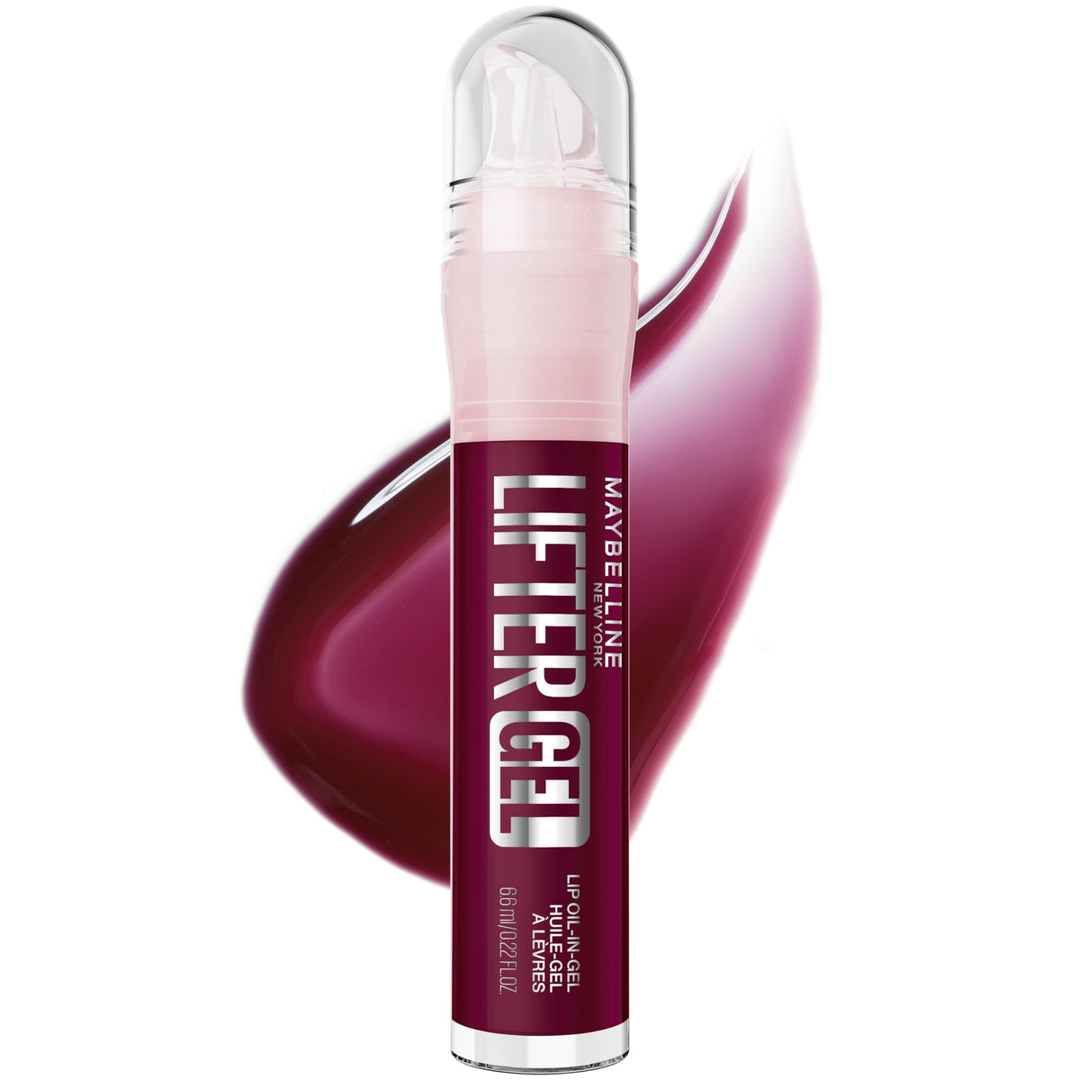 MAYBELLINE front packaging showing Berry Twist shade and glossy finish benefit