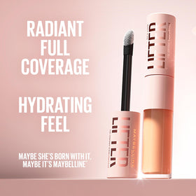 Maybelline Lifter concealer in hand for size and portability benefit