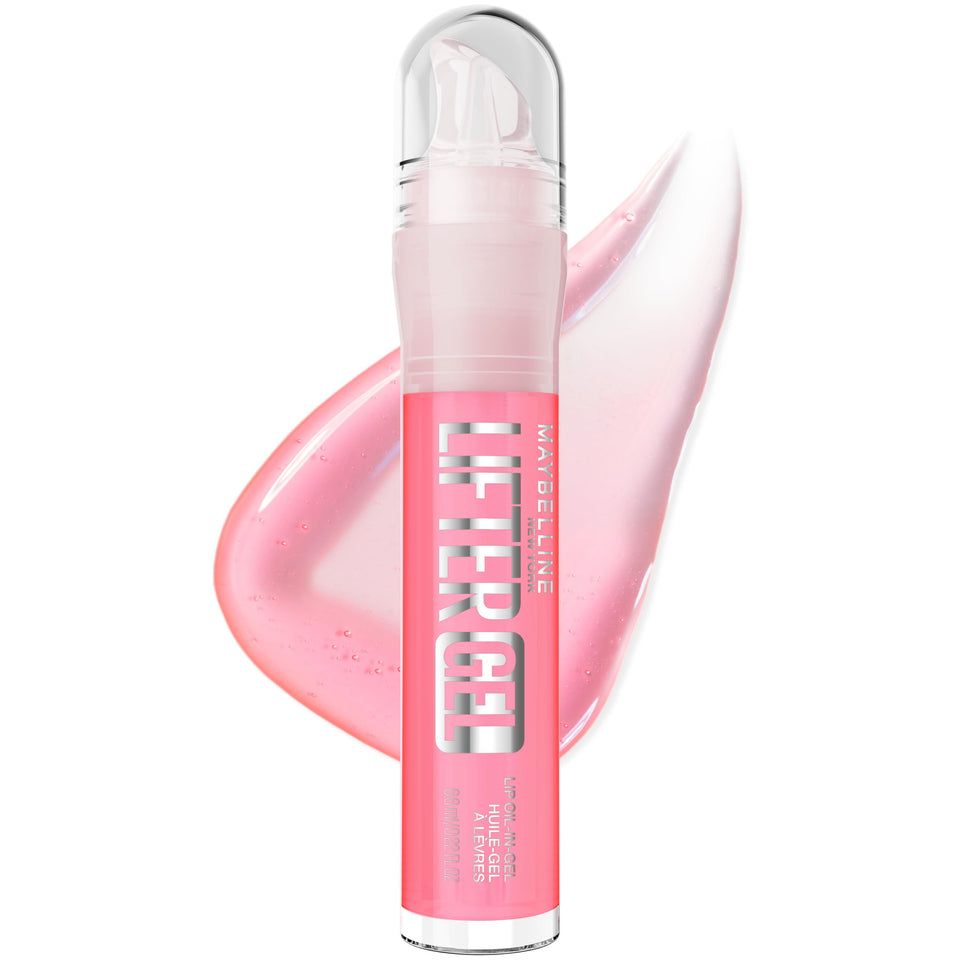 MAYBELLINE front pen in Sugar Spritz showing sleek applicator and glossy finish benefit