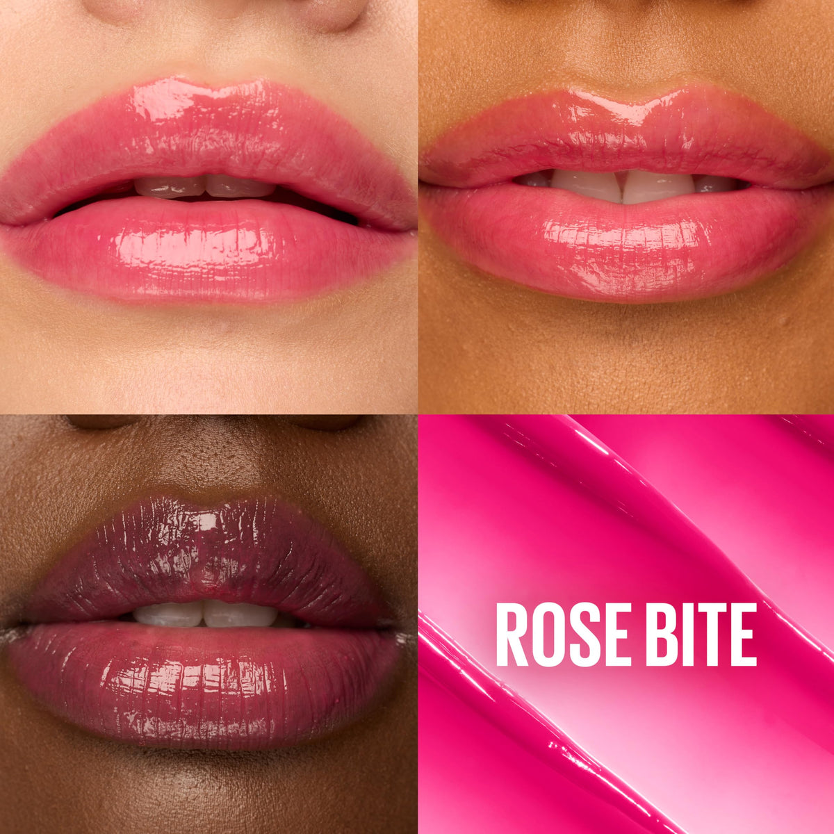 Maybelline Lifter Glaze open tube displaying balm tip and easy application benefit
