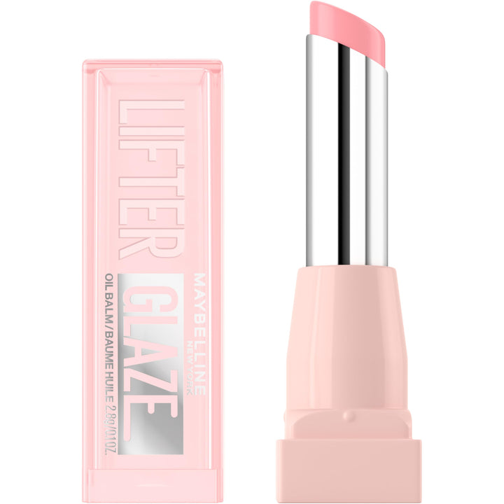 MAYBELLINE front packaging showing Pink Drip shade and glossy finish benefit