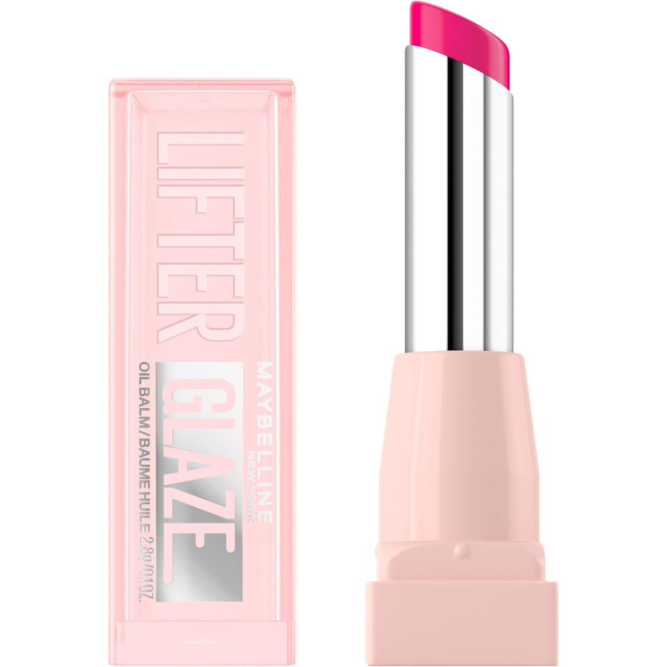 Maybelline Lifter Glaze front packaging showing shade and glossy finish benefit