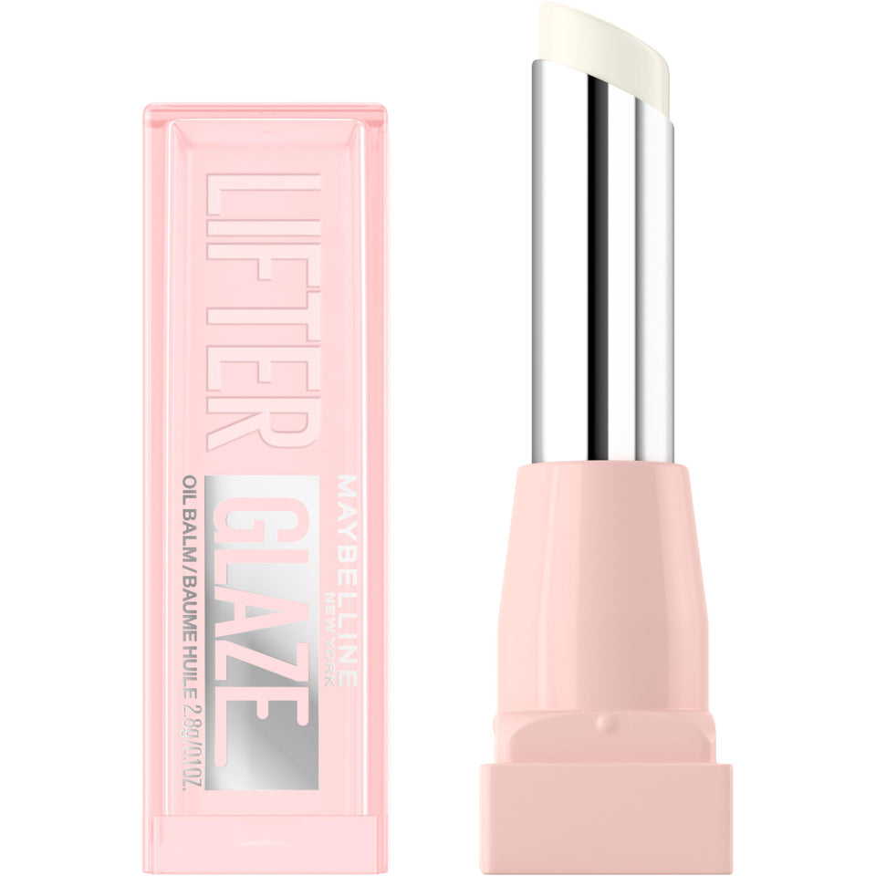 Maybelline Lifter Glaze front packaging showing clear gloss and brand