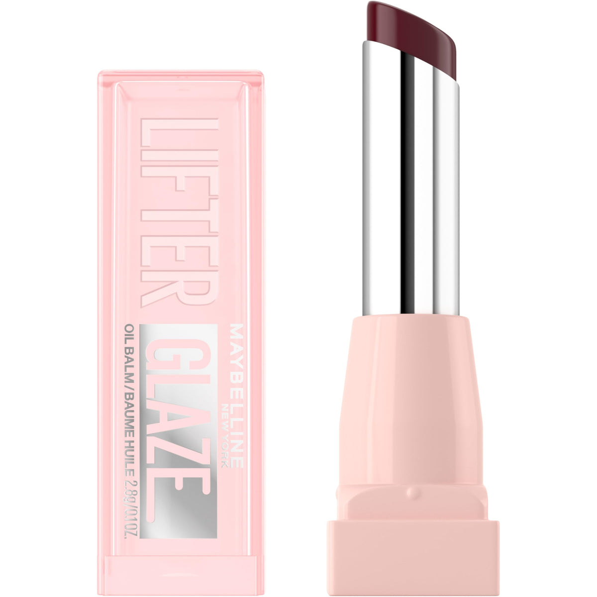 MAYBELLINE product front packaging showing Espresso Kiss and glossy benefits