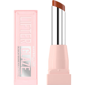MAYBELLINE Lifter Glaze front packaging showing shade and glossy finish benefit