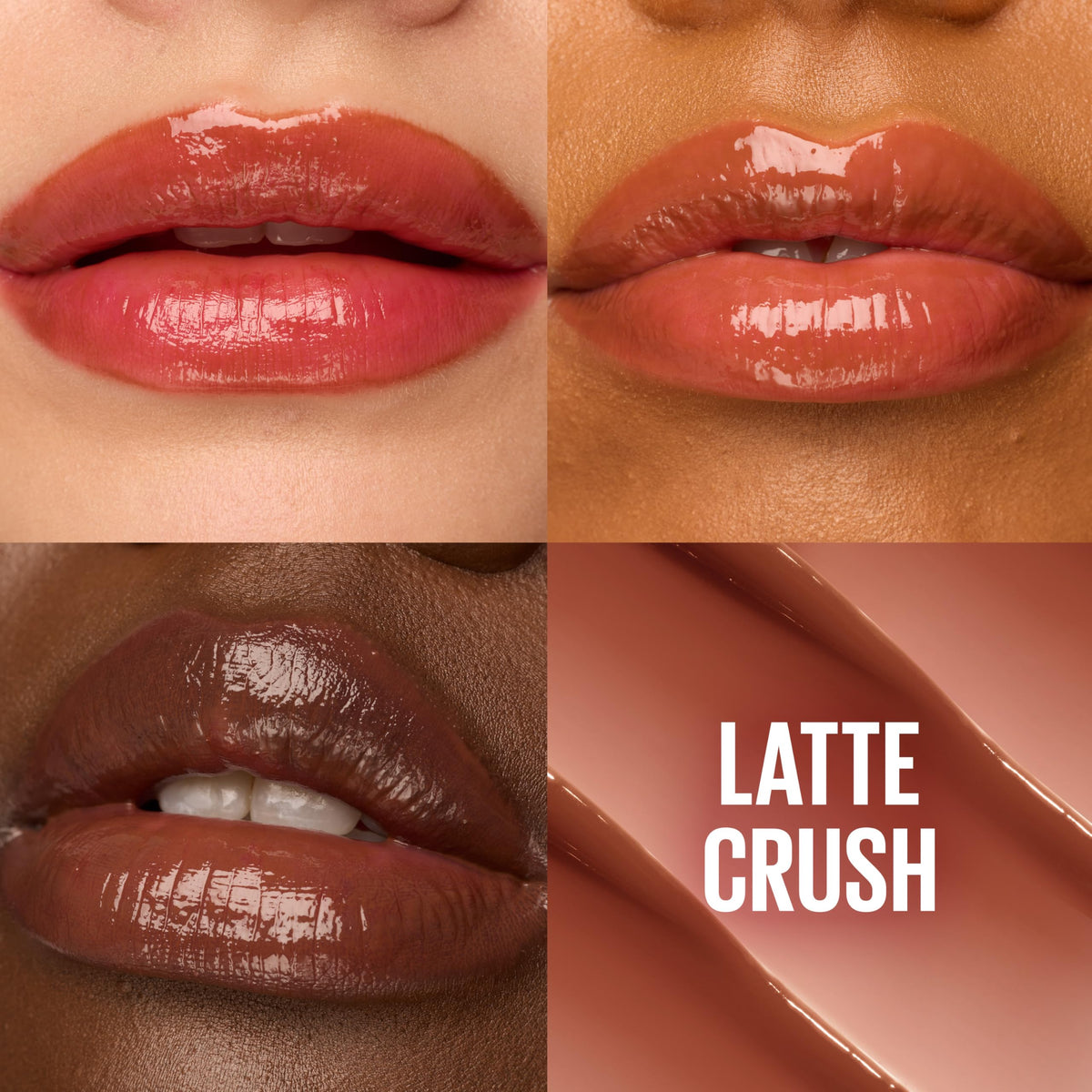 MAYBELLINE Lifter Glaze open tube showing melty balm texture and glide benefit