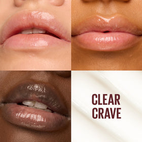 Maybelline Lifter Glaze texture close-up showing glossy, non-sticky finish