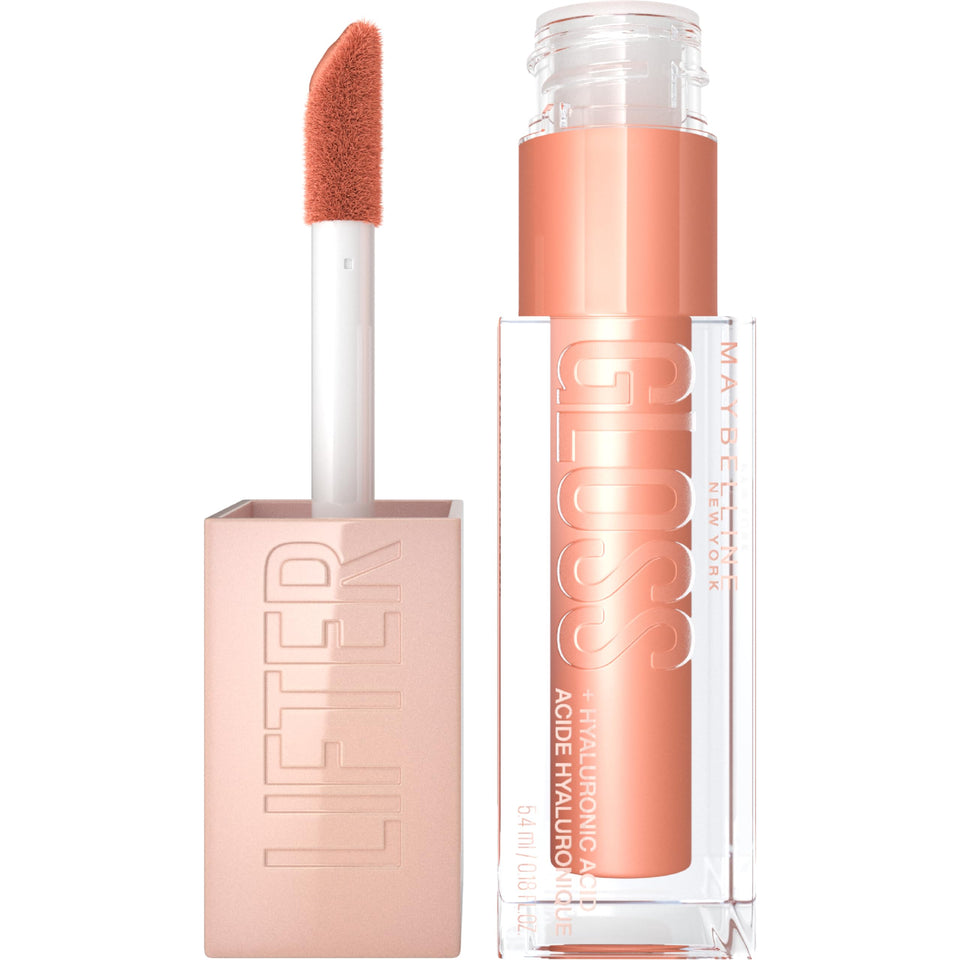 Maybelline Lifter Gloss Amber front packaging showing shade and branding