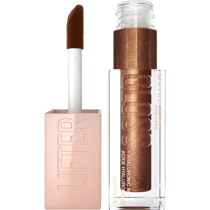 Maybelline Lifter Gloss front packaging showing Crystal shade and brand