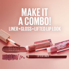 Maybelline Lifter Gloss size comparison next to everyday items for scale