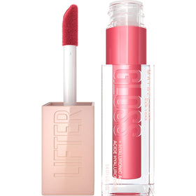maybelline lifter gloss front packaging showing tube and shade heat hydrating finish