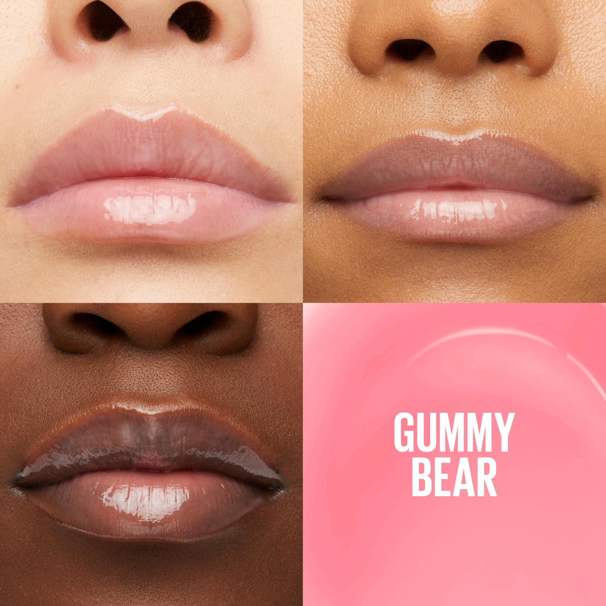 Maybelline Lifter Gloss open XL wand applicator demonstrating easy one-swipe coverage benefit